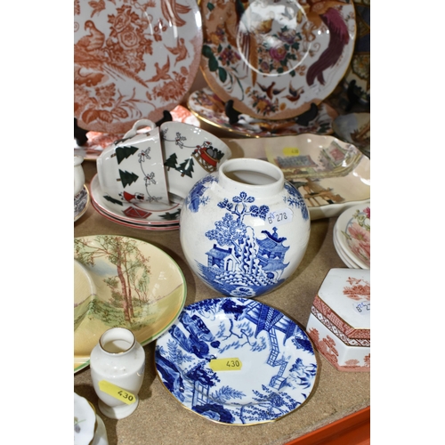 430 - A LARGE QUANTITY OF NAMED CERAMICS to include a Mason's 'Strathmore' bowl, plate, and double handled... 