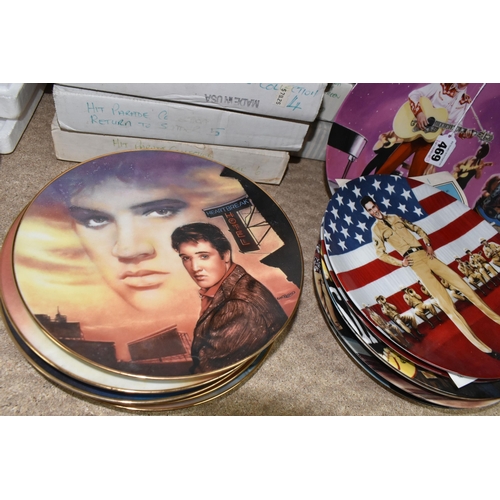 469 - A COLLECTION OF TWENTY FOUR 'ELVIS' THEMED COLLECTOR'S PLATES, comprising a collection of ten limite... 