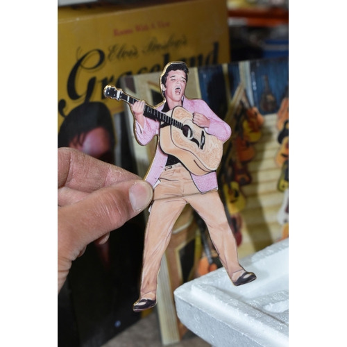 470 - A COLLECTION OF LIMITED EDITION 'ELVIS' THEMED PORCELAIN HANGING CHRISTMAS TREE ORNAMENTS, comprisin... 