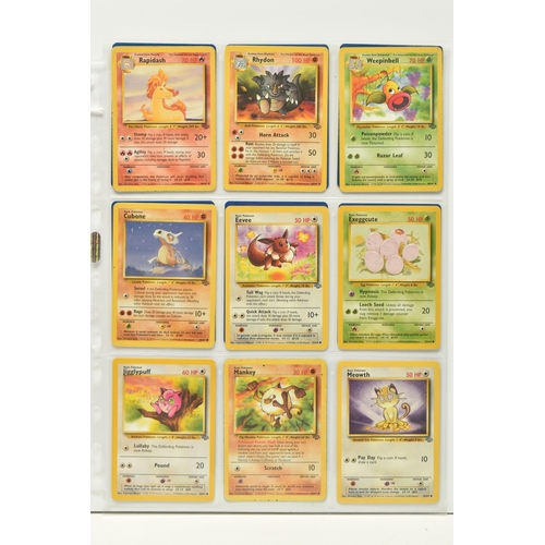 538 - COLLECTION OF POKEMON JUNGLE CARDS, condition varies considerably