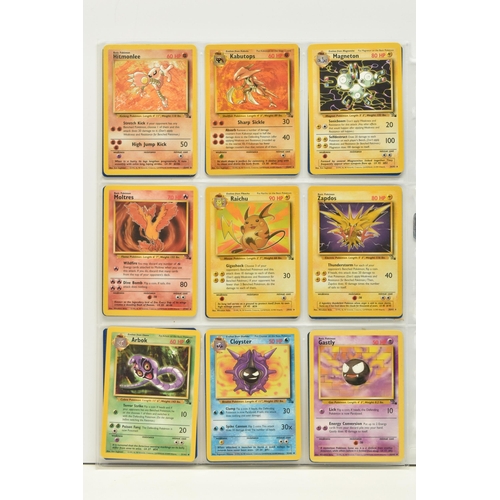 539 - COLLECTION OF POKEMON FOSSIL CARDS, condition varies considerably