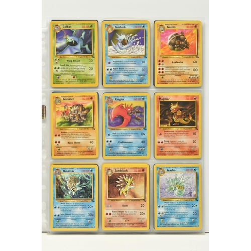 539 - COLLECTION OF POKEMON FOSSIL CARDS, condition varies considerably