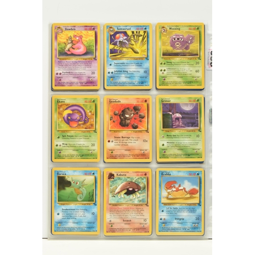 539 - COLLECTION OF POKEMON FOSSIL CARDS, condition varies considerably