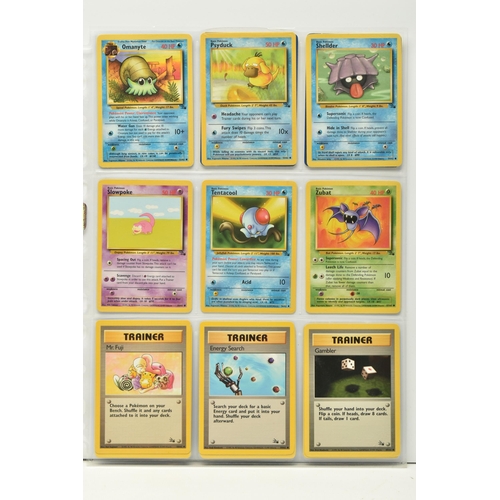 539 - COLLECTION OF POKEMON FOSSIL CARDS, condition varies considerably