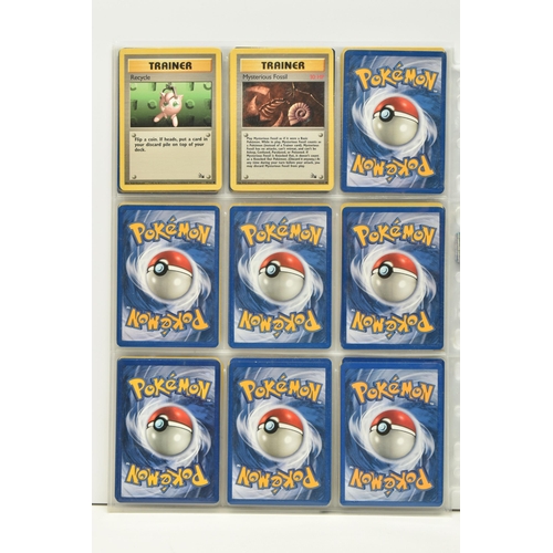 539 - COLLECTION OF POKEMON FOSSIL CARDS, condition varies considerably