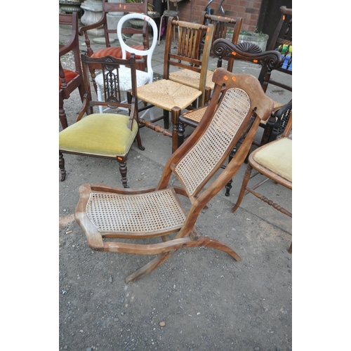 1397 - A SELECTION OF PERIOD CHAIRS, of different ages, styles, and materials (condition report: most with ... 