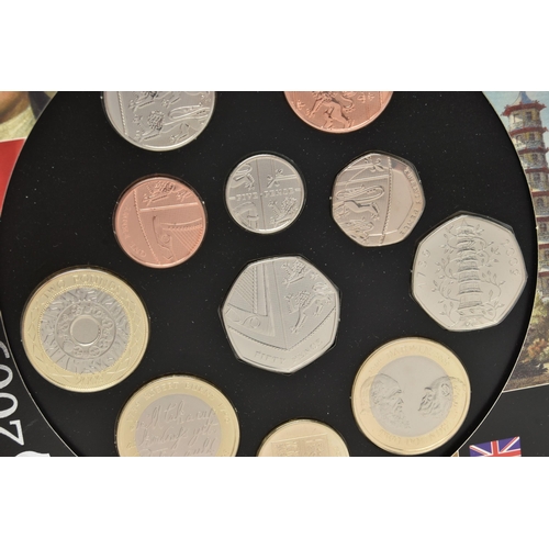 217 - A ROYAL MINT 2009 BRILLIANT UNCIRCULATED COIN COLLECTION, Containing The KEW GARDENS 50p Coin