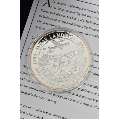 223 - A BOXED WESTMINSTER BRITANNIA 2009 COIN, The 65th Anniversary of the D-Day Landings Silver Britannia... 