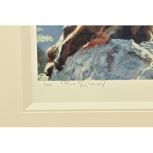 305 - ROLF HARRIS (AUSTRALIA 1930-2023) 'BACKLIT BABOONS - GIBRALTAR', a signed artist proof edition print... 