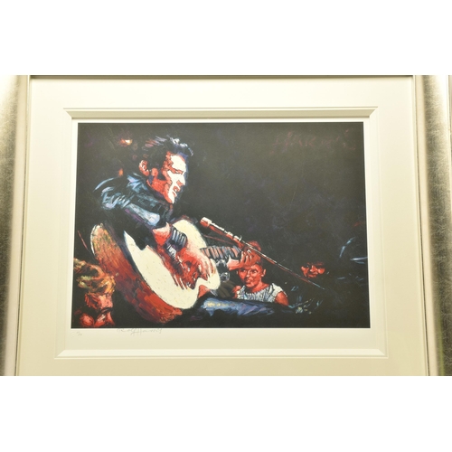 310 - ROLF HARRIS (AUSTRALIA 1930-2023) 'ELVIS SINGS', a signed limited edition print on paper, 107/195 wi... 