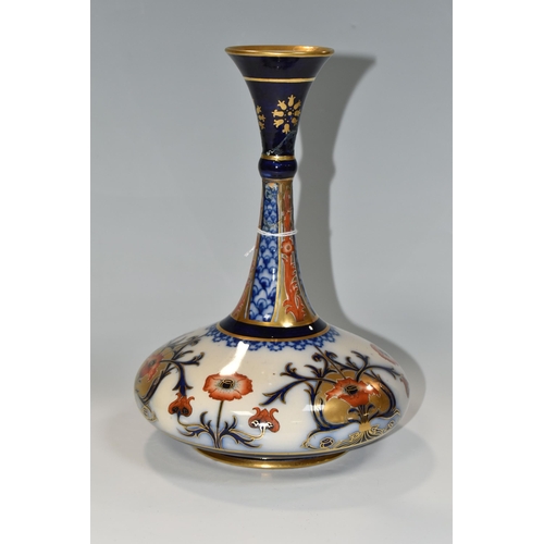 353 - A WILLIAM MOORCROFT FOR JAMES MACINTYRE & CO. 'AURELIAN' PATTERN VASE, circa 1900, of bottle vase fo... 