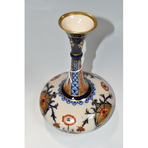 353 - A WILLIAM MOORCROFT FOR JAMES MACINTYRE & CO. 'AURELIAN' PATTERN VASE, circa 1900, of bottle vase fo... 