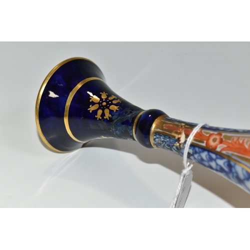 353 - A WILLIAM MOORCROFT FOR JAMES MACINTYRE & CO. 'AURELIAN' PATTERN VASE, circa 1900, of bottle vase fo... 