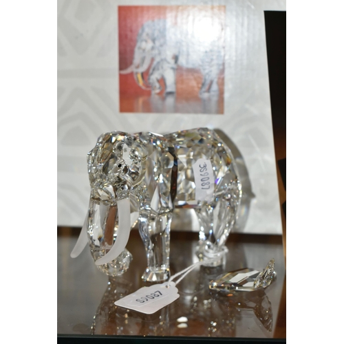 383 - TWO BOXED SWAROVSKI CRYSTAL 'INSPIRATION AFRICA' FIGURES, comprising 1995 Annual Edition Lion, model... 