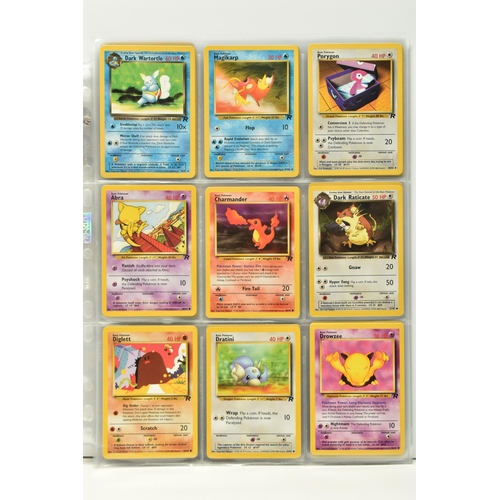 411 - A NEAR COMPLETE POKEMON TEAM ROCKET SET, only missing the secret rare Dark Raichu card, condition ra... 