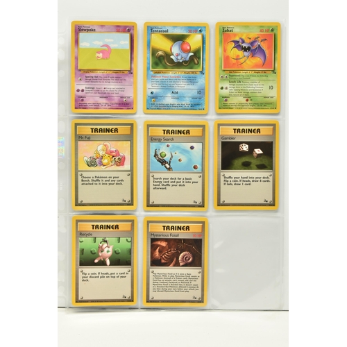 412 - A COMPLETE POKEMON FOSSIL SET, condition ranges from lightly played to excellent