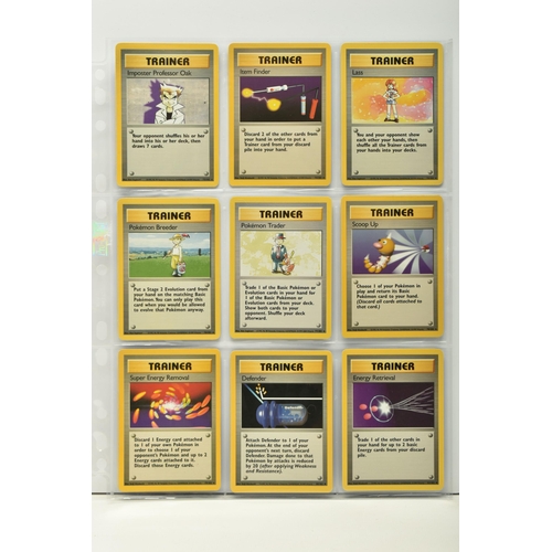 413 - A COMPLETE POKEMON BASE SET, condition ranges from lightly played to excellent