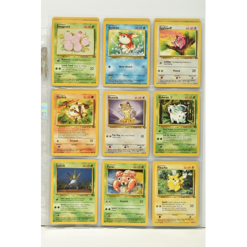 414 - A NEAR COMPLETE POKEMON JUNGLE SET AND A COLLECTION OF POKEMON PROMOS, jungle set only missing nos. ... 