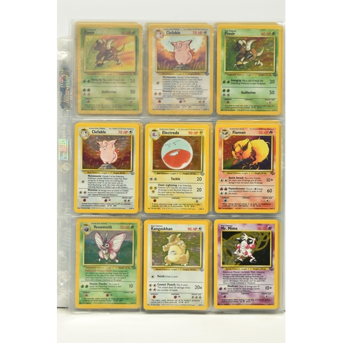 414 - A NEAR COMPLETE POKEMON JUNGLE SET AND A COLLECTION OF POKEMON PROMOS, jungle set only missing nos. ... 