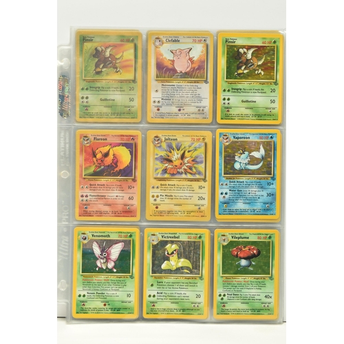 414 - A NEAR COMPLETE POKEMON JUNGLE SET AND A COLLECTION OF POKEMON PROMOS, jungle set only missing nos. ... 