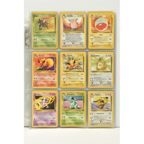 414 - A NEAR COMPLETE POKEMON JUNGLE SET AND A COLLECTION OF POKEMON PROMOS, jungle set only missing nos. ... 