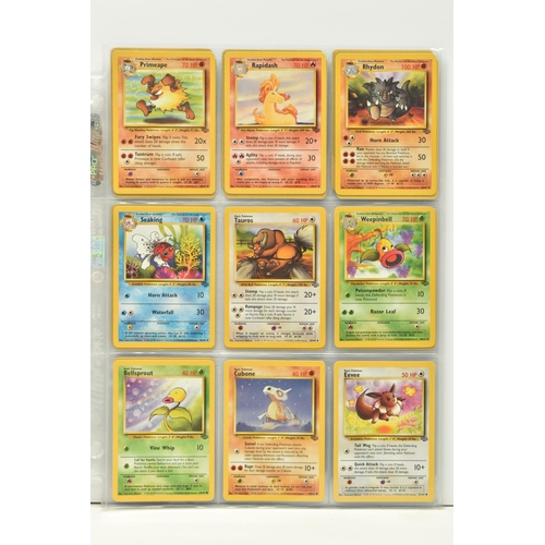 414 - A NEAR COMPLETE POKEMON JUNGLE SET AND A COLLECTION OF POKEMON PROMOS, jungle set only missing nos. ... 