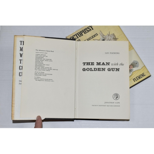 437 - FLEMING; Ian, Two 1st Editions, The Man With The Golden Gun, published by Jonathan Cape 1965 and a t... 