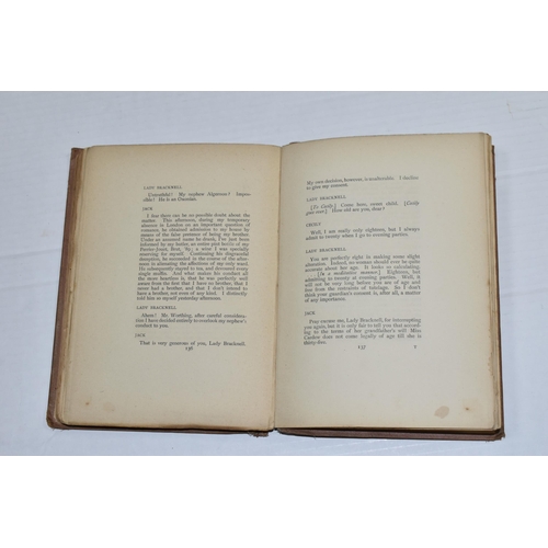 438 - WILDE; Oscar, A 1st Edition of The Importance Of Being Earnest A Trivial Comedy For Serious People, ... 