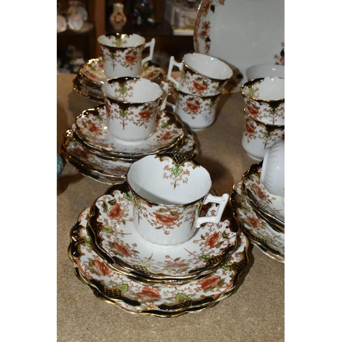 446 - TWO TEA SETS, to include a Wellington 'Alton' tea set consisting nine tea cups, twelve saucers, eigh... 