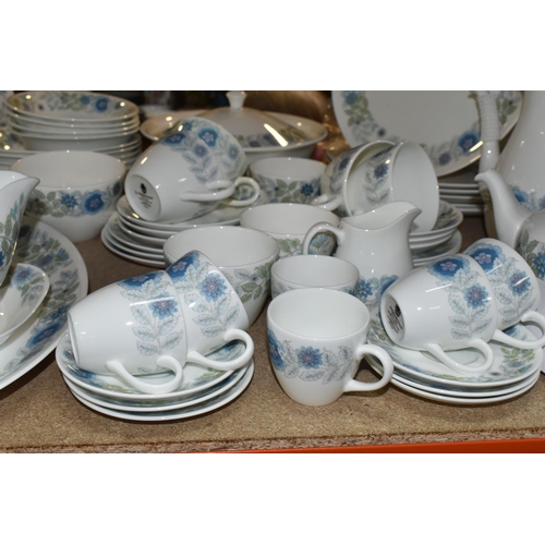 459 - A WEDGWOOD 'CLEMENTINE' DINNER SET consisting six dinner plates, coffee pot, tea pot, covered tureen... 