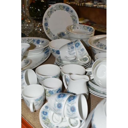 459 - A WEDGWOOD 'CLEMENTINE' DINNER SET consisting six dinner plates, coffee pot, tea pot, covered tureen... 