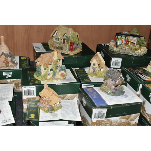 478 - NINETEEN LILLIPUT LANE SCULPTURES FROM THE BRITISH COLLECTION, boxed and with deeds unless mentioned... 