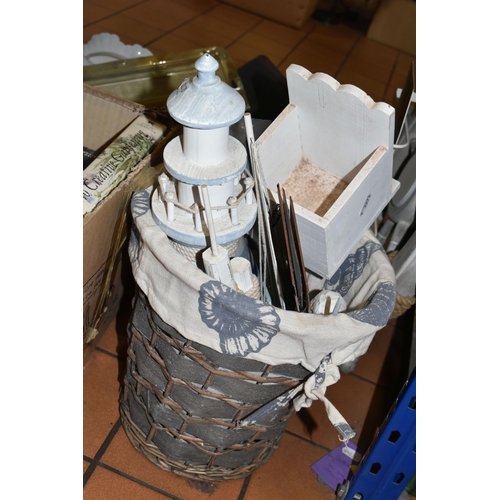 456 - FOUR BOXES AND LOOSE MISCELLANEOUS ITEMS to include a box of  mixed ceramics consisting a large quan... 