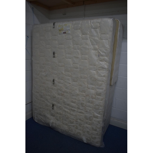 1357 - A DORLUX 5FT DIVAN BED AND MATTRESS