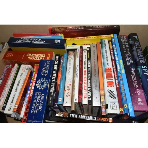 311 - SIX BOXES OF BOOKS to include a large assortment of computer engineering text books from the 1990s, ... 