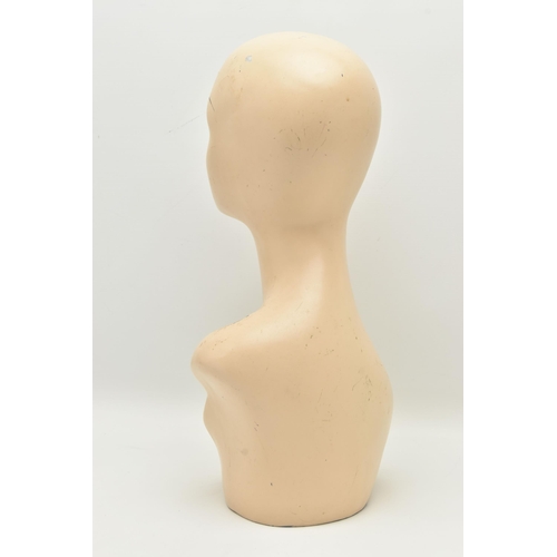 150A - A SECOND HALF 20TH CENTURY CHRISTIAN DIOR J' ADORE SHOP COUNTER FEMALE BUST, with name to front, hei... 