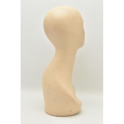 150A - A SECOND HALF 20TH CENTURY CHRISTIAN DIOR J' ADORE SHOP COUNTER FEMALE BUST, with name to front, hei... 
