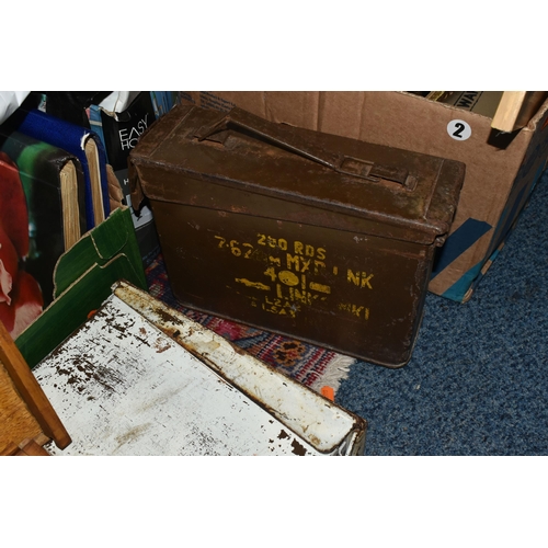 360 - THREE BOXES AND LOOSE MISCELLANEOUS SUNDRIES, to include a collection of Royal Mail first day covers... 