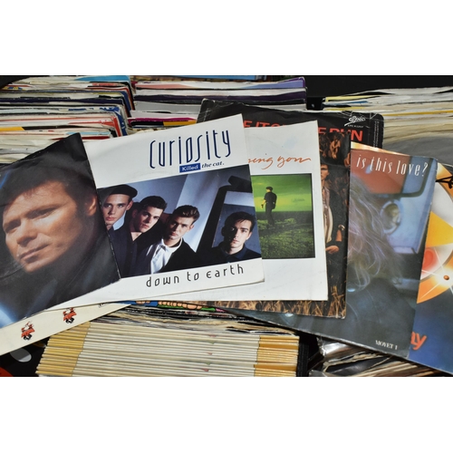 361 - ONE CASE OF SINGLE VINYL 45RPM RECORDS, to include approximately three hundred and eighty records, a... 