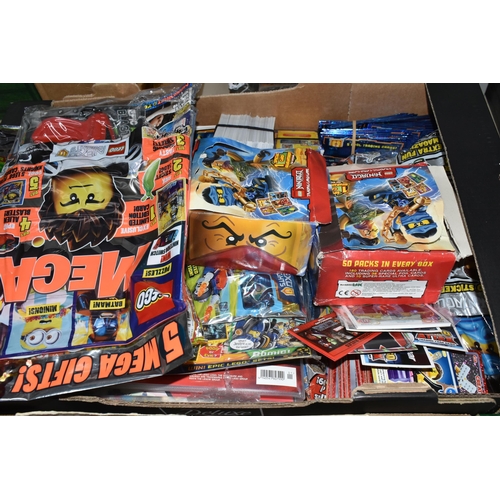 362 - TWO BOXES AND LOOSE TOPPS AND TOP GEAR COLLECTABLE CARDS, to include three Top Gear trading card cas... 