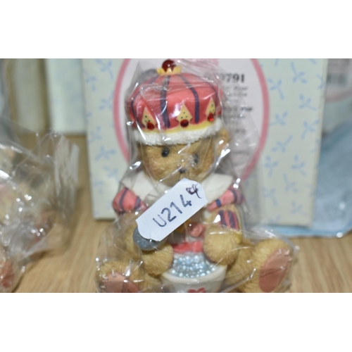 376 - ELEVEN BOXED 'CHERISHED TEDDIES' FIGURES, comprising 'Rose, Melinda, Jacki, Christopher, and Friends... 