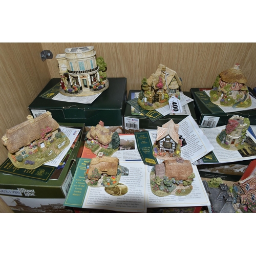 400 - FIFTY TWO LILLIPUT LANE SCULPTURES, from the British Collection, most with boxes and deeds - unless ... 