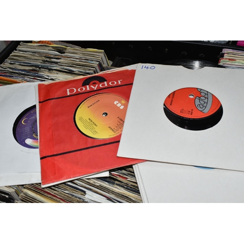 404 - ONE CASE OF SINGLE VINYL 45RPM RECORDS, to include approximately three hundred records, artists incl... 