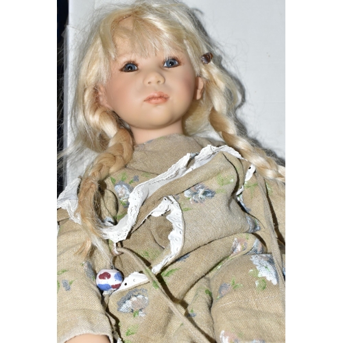 424 - A BOXED ANNETTE HIMSTEDT PUPPEN KINDER 'KLARCHEN' DOLL, 2002, Klarchen is a girl from Hungary, blond... 