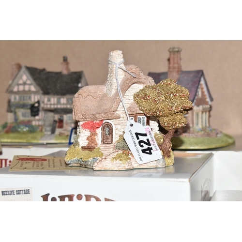 427 - A COLLECTION OF LILLIPUT LANE SCULPTURES, forty sculptures from the Midlands collection to include T... 