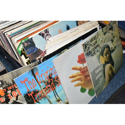 432 - TWO BOXES OF L.P RECORDS, to include artists such as Shirley Bassey, Barry Manilow, Andy Williams, E... 