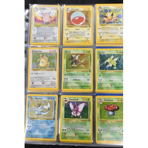 453 - NEAR COMPLETE POKEMON JUNGLE SET, only missing cards 3, 6, 7, 8, 11 & 14, condition varies considera... 