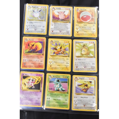 453 - NEAR COMPLETE POKEMON JUNGLE SET, only missing cards 3, 6, 7, 8, 11 & 14, condition varies considera... 