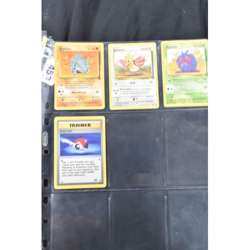 453 - NEAR COMPLETE POKEMON JUNGLE SET, only missing cards 3, 6, 7, 8, 11 & 14, condition varies considera... 