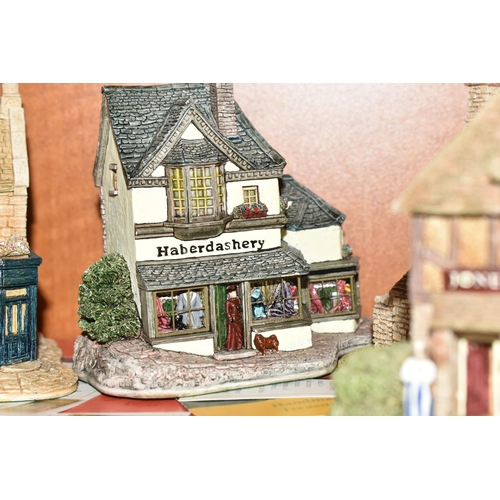 457 - TWENTY SIX LILLIPUT LANE SCULPTURES, including the Village Shops and Victorian Shops series, compris... 